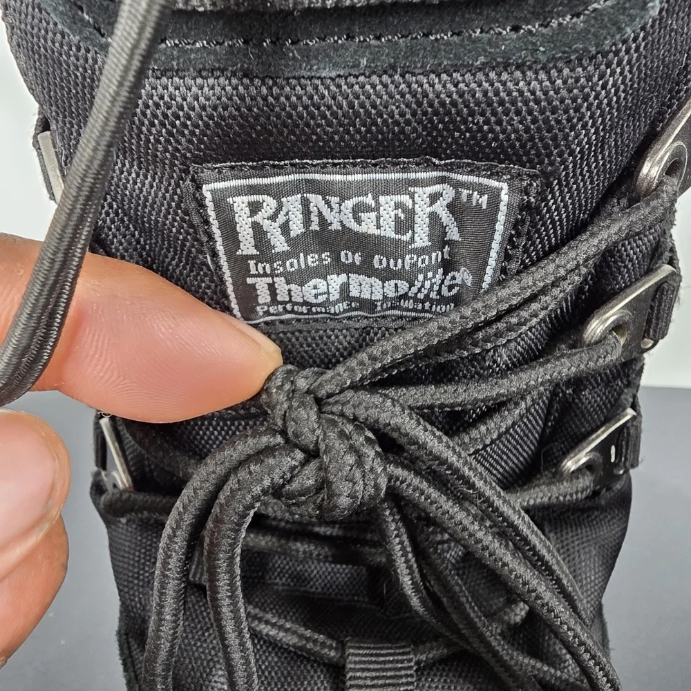 Ranger Men's Size 6 Winter Boots Black Tundra II Waterproof Insulated Snow
